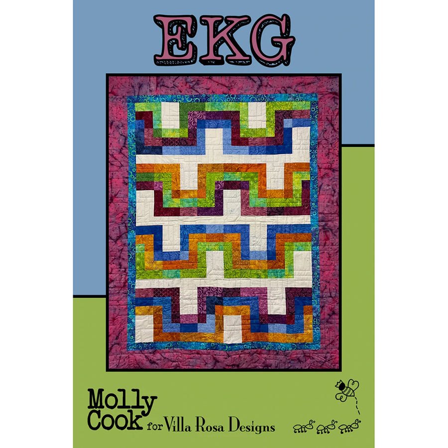EKG Quilt Pattern - Villa Rosa Designs from Fort Worth Fabric Studio