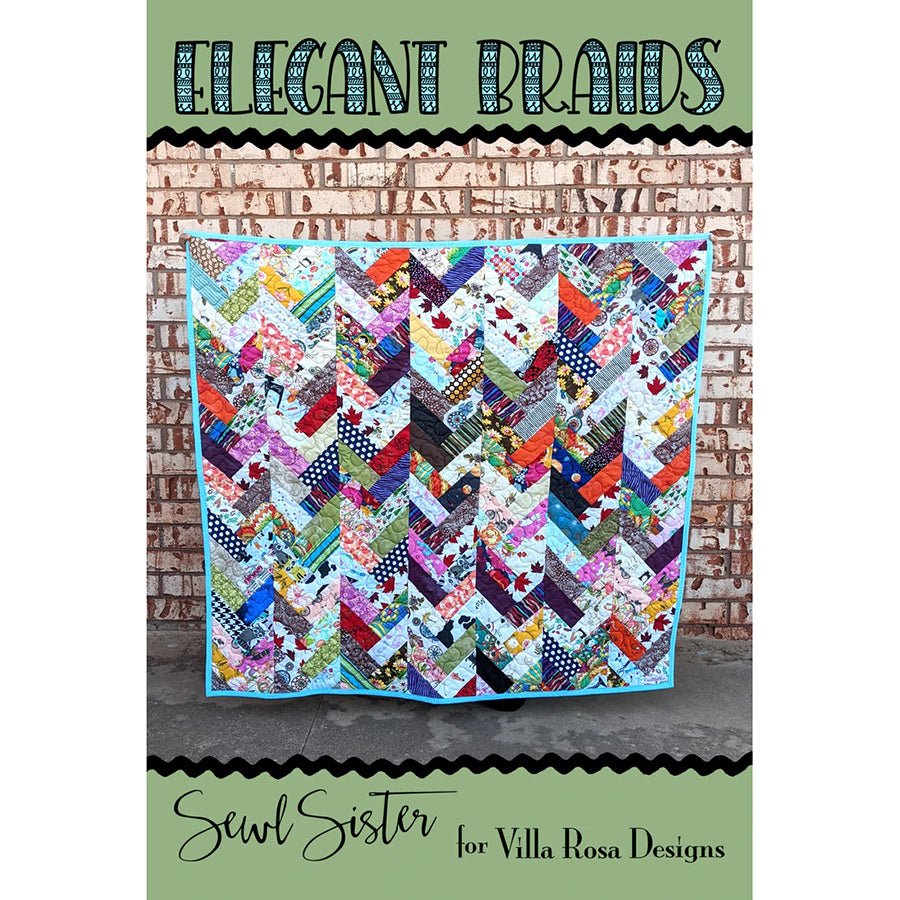 Elegant Braids Quilt Pattern - Villa Rosa Designs from Fort Worth Fabric Studio
