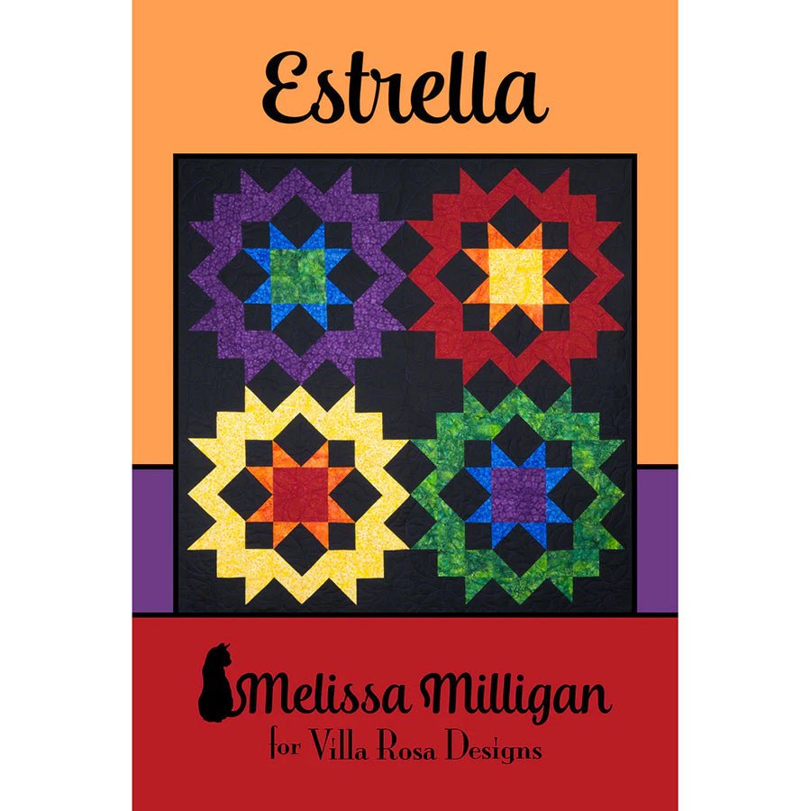 Estrella Quilt Pattern PDF Download - Villa Rosa Designs from Fort Worth Fabric Studio