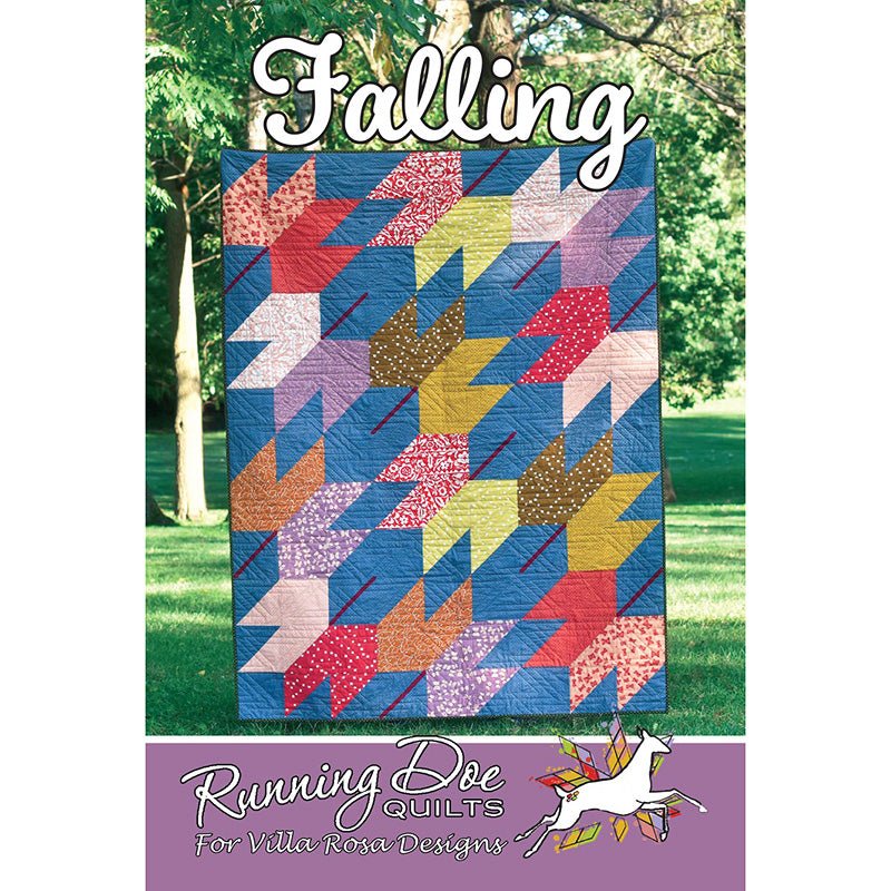 Falling Quilt Pattern PDF Download - Villa Rosa Designs from Fort Worth Fabric Studio