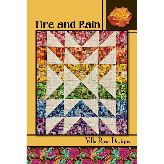 Fire and Rain Quilt Pattern - Villa Rosa Designs from Fort Worth Fabric Studio