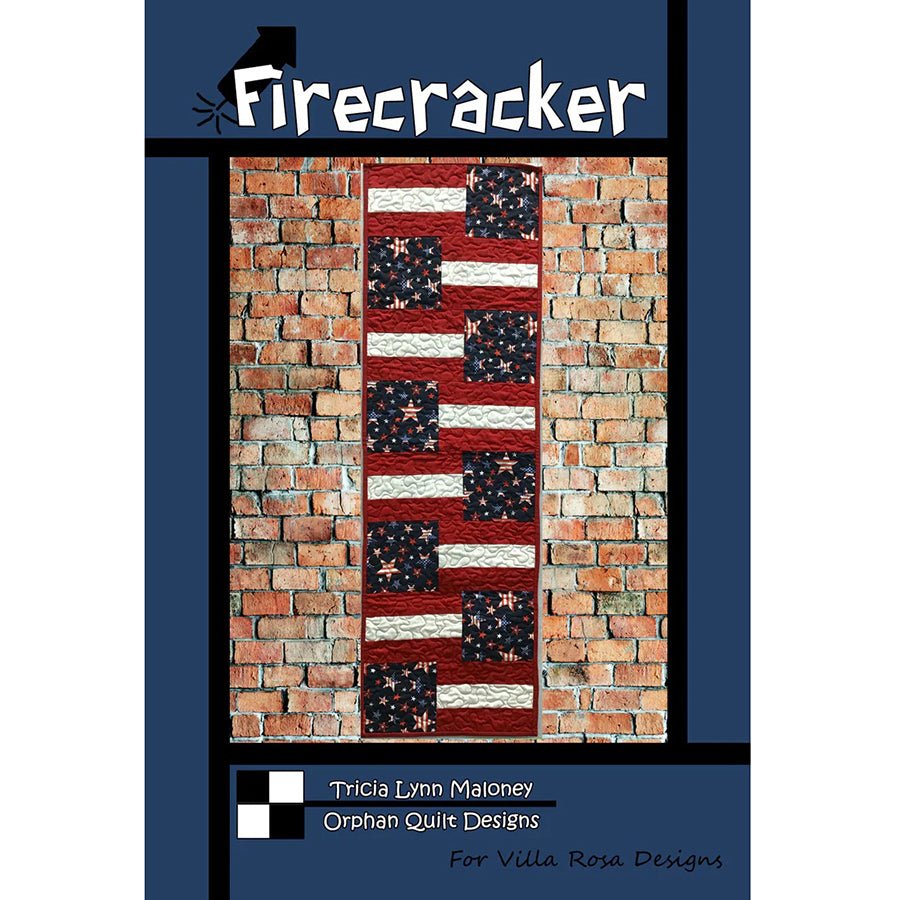 Firecracker Quilt Pattern PDF Download - Villa Rosa Designs from Fort Worth Fabric Studio
