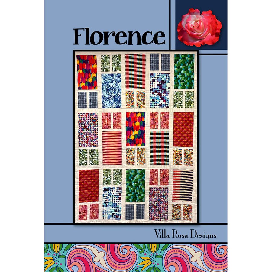 Florence Quilt Pattern - Villa Rosa Designs from Fort Worth Fabric Studio