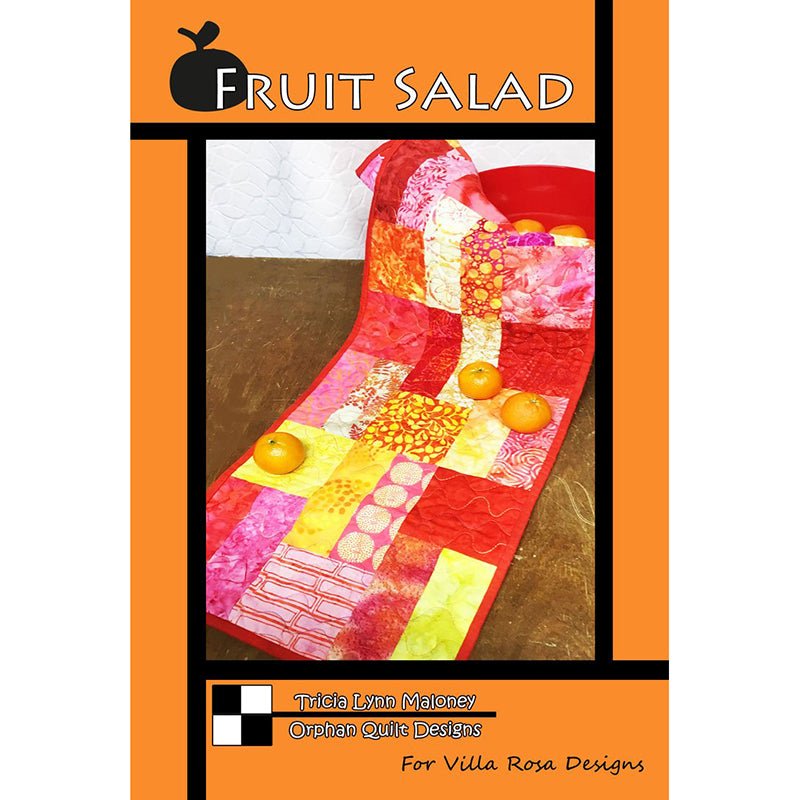 Fruit Salad Table Runner Pattern PDF Download - Villa Rosa Designs from Fort Worth Fabric Studio