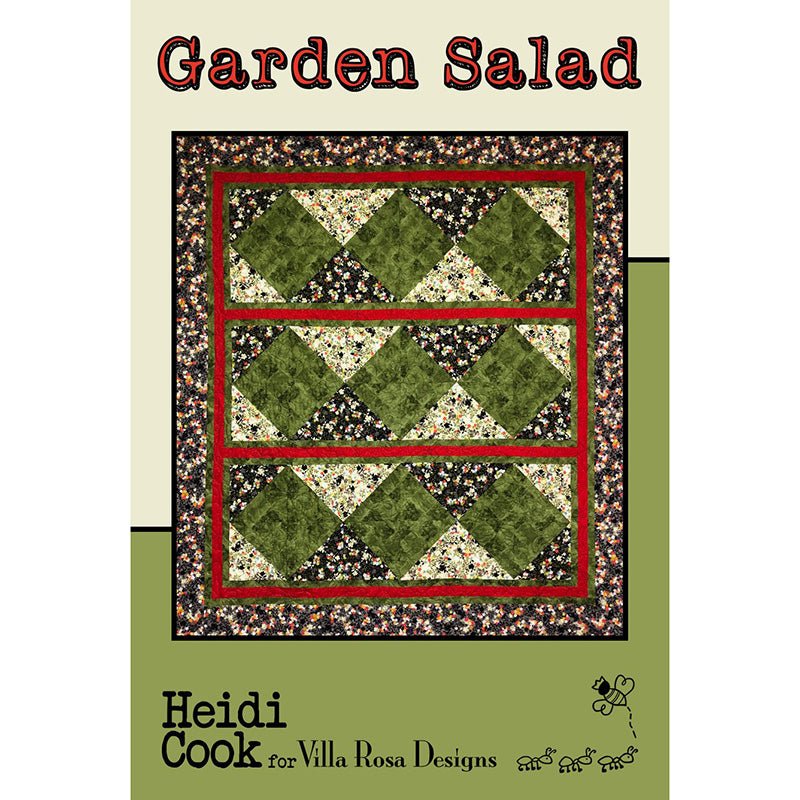 Garden Salad Quilt Pattern PDF Download - Villa Rosa Designs from Fort Worth Fabric Studio
