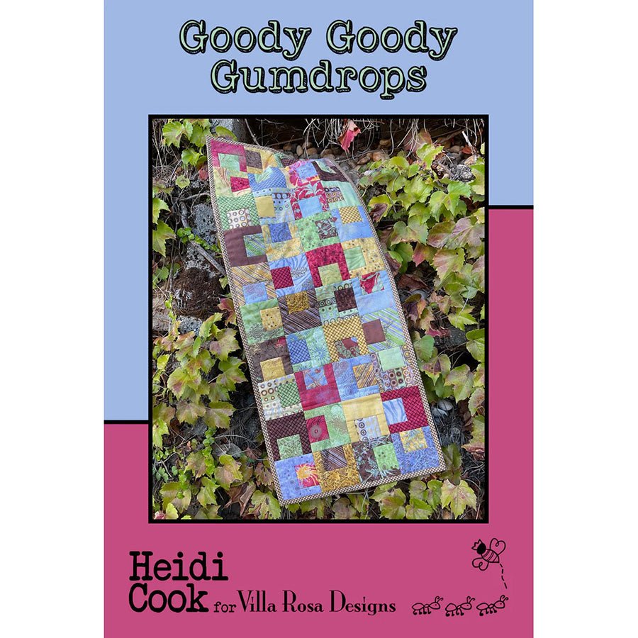 Goody Goody Gumdrops Table Runner Pattern - Villa Rosa Designs from Fort Worth Fabric Studio