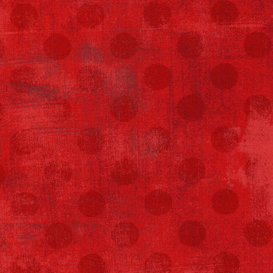 Grunge Hits the Spot Red Yardage by Moda