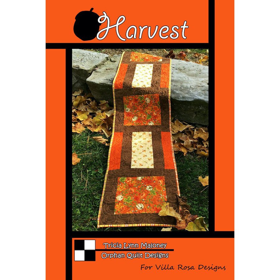 Harvest Table Runner Pattern - Villa Rosa Designs from Fort Worth Fabric Studio
