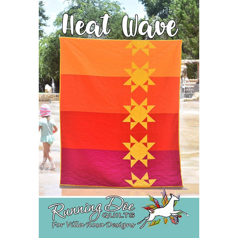 Heat Wave Quilt Pattern PDF Download - Villa Rosa Designs from Fort Worth Fabric Studio