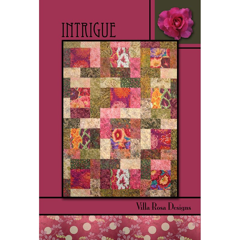 Intrigue Quilt Pattern PDF Download - Villa Rosa Designs from Fort Worth Fabric Studio
