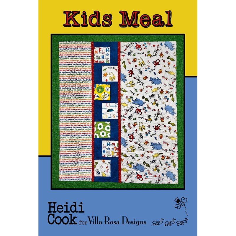 Kids Meal Quilt Pattern - Villa Rosa Designs from Fort Worth Fabric Studio