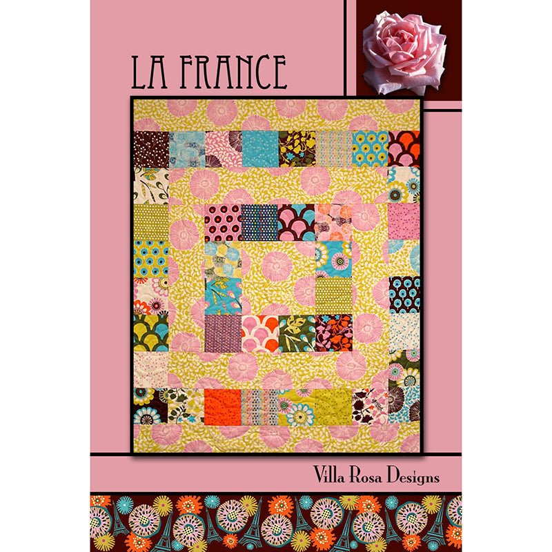 La France Quilt Pattern PDF Download - Villa Rosa Designs from Fort Worth Fabric Studio