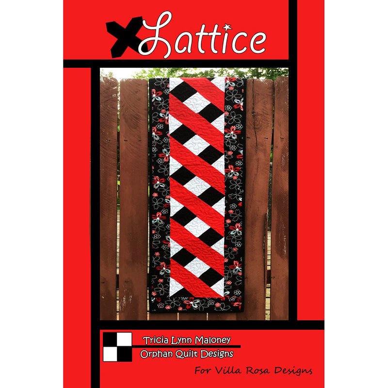 Lattice Table Runner Pattern PDF Download - Villa Rosa Designs from Fort Worth Fabric Studio