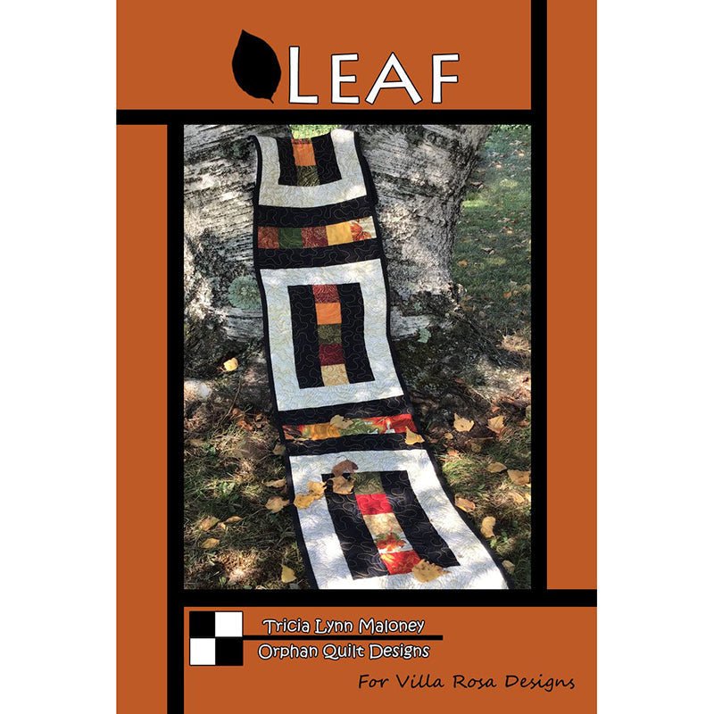 Leaf Table Runner Pattern PDF Download - Villa Rosa Designs from Fort Worth Fabric Studio