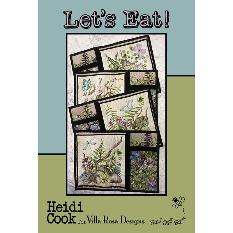 Let's Eat Quilt Pattern PDF Download - Villa Rosa Designs from Fort Worth Fabric Studio