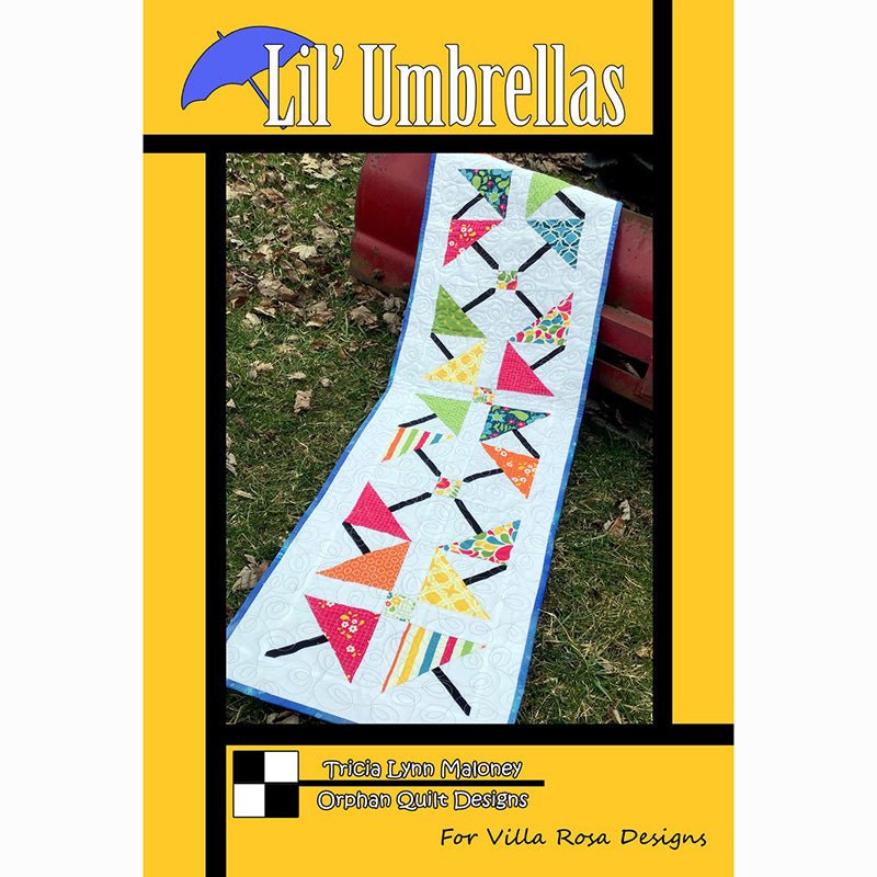Lil Umbrellas Table Runner Pattern - Villa Rosa Designs from Fort Worth Fabric Studio