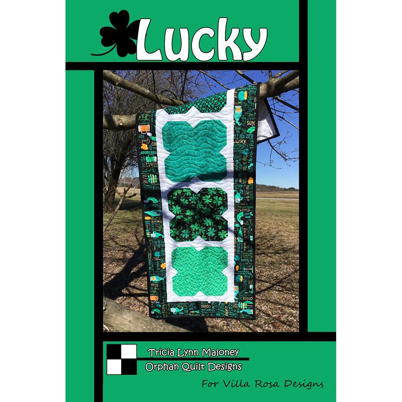 Lucky Table Runner Pattern PDF Download - Villa Rosa Designs from Fort Worth Fabric Studio