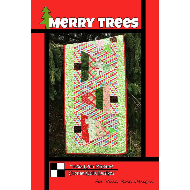 Merry Trees Table Runner Pattern PDF Download - Villa Rosa Designs from Fort Worth Fabric Studio