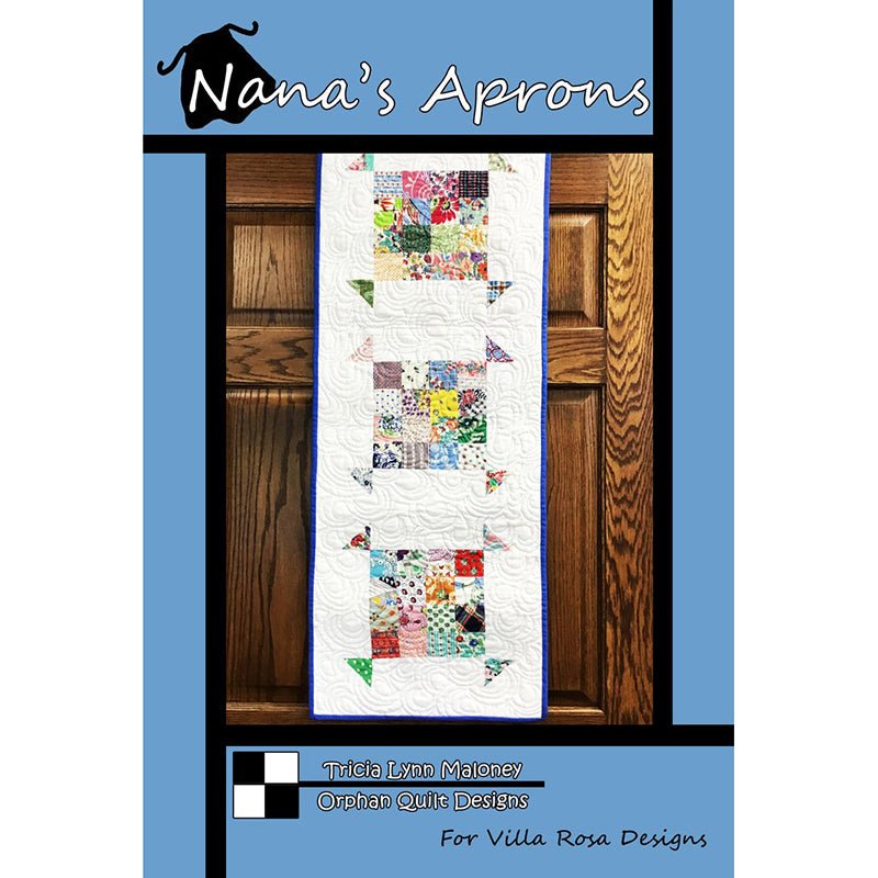Nana's Aprons Table Runner Pattern - Villa Rosa Designs from Fort Worth Fabric Studio