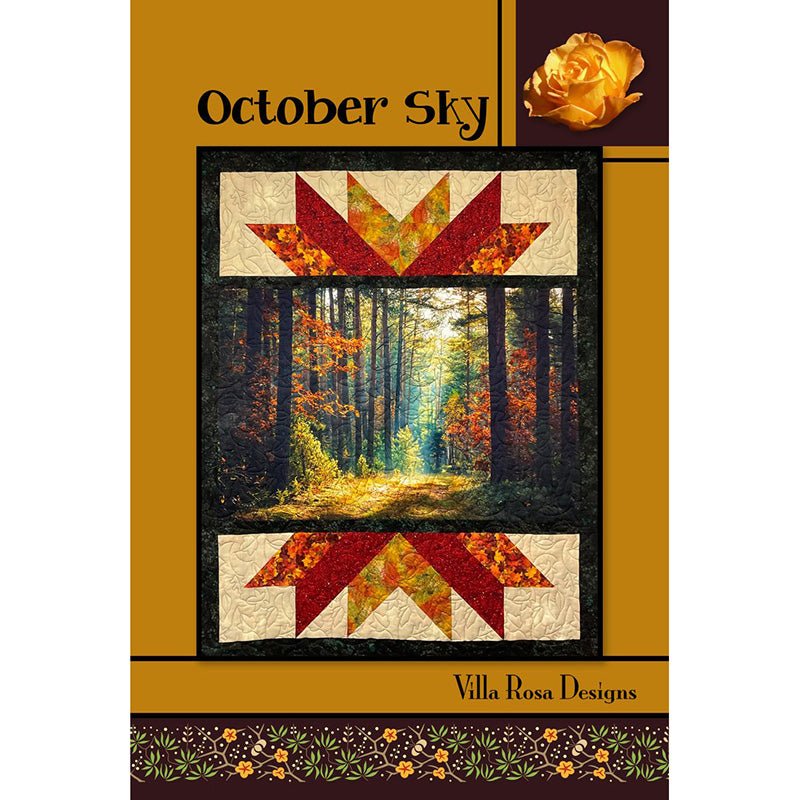 October Sky Quilt Pattern - Villa Rosa Designs from Fort Worth Fabric Studio