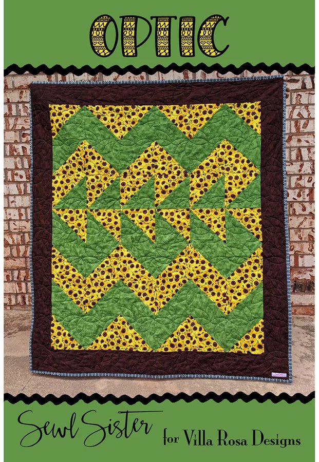 Optic Quilt Pattern PDF Download - Villa Rosa Designs from Fort Worth Fabric Studio