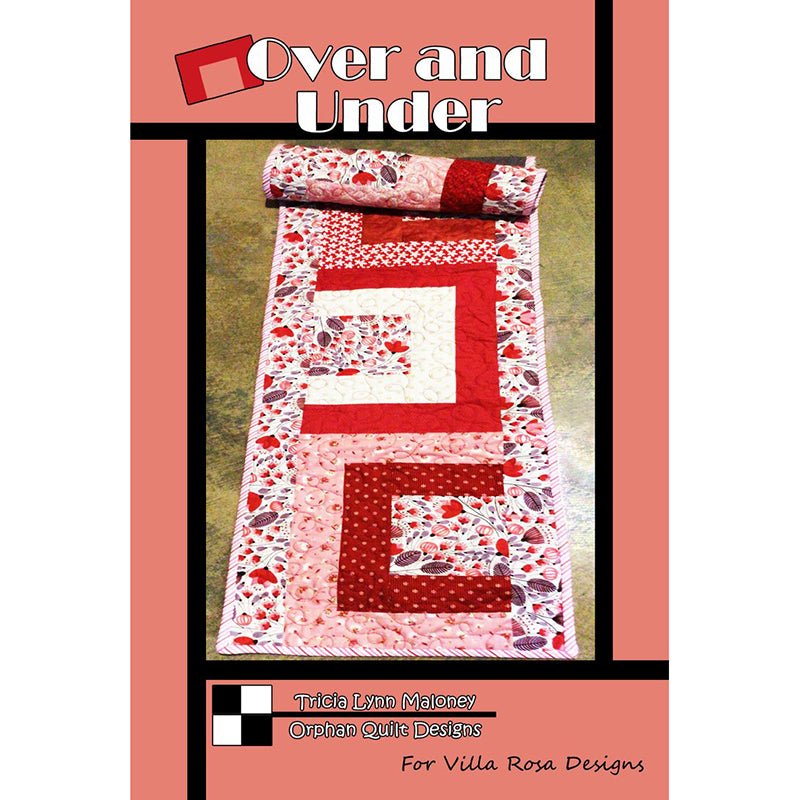 Over and Under Table Runner Pattern - Villa Rosa Designs from Fort Worth Fabric Studio