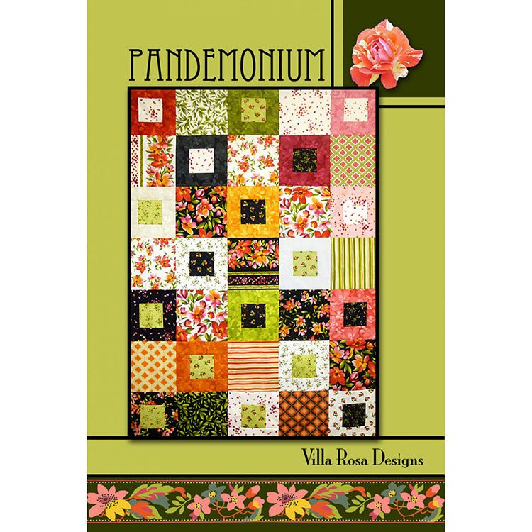 Pandemonium Quilt Pattern PDF Download - Villa Rosa Designs from Fort Worth Fabric Studio