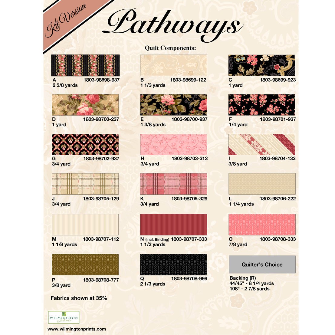 Pathways Quilt Pattern from Wilmington PDF Download - Wilmington Prints from Fort Worth Fabric Studio