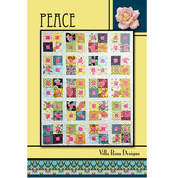 Peace Quilt Pattern PDF Download - Villa Rosa Designs from Fort Worth Fabric Studio