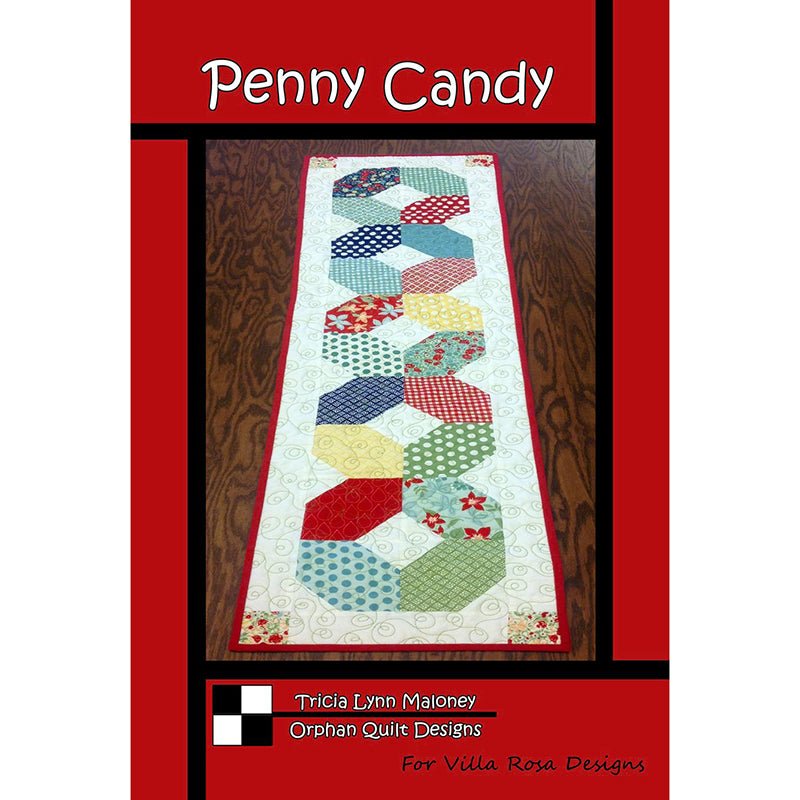 Penny Candy Table Runner Pattern PDF Download - Villa Rosa Designs from Fort Worth Fabric Studio