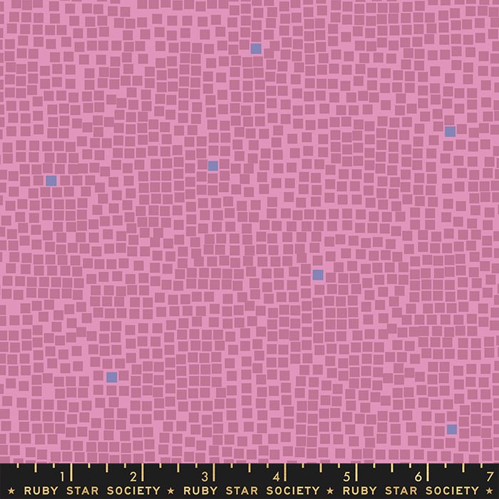 Pixel Dot Tile Lupine - Ruby Star Society from Fort Worth Fabric Studio