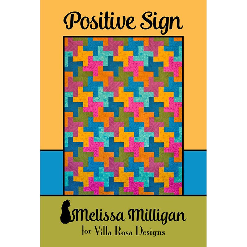 Positive Sign Quilt Pattern Pattern by Villa Rosa Designs