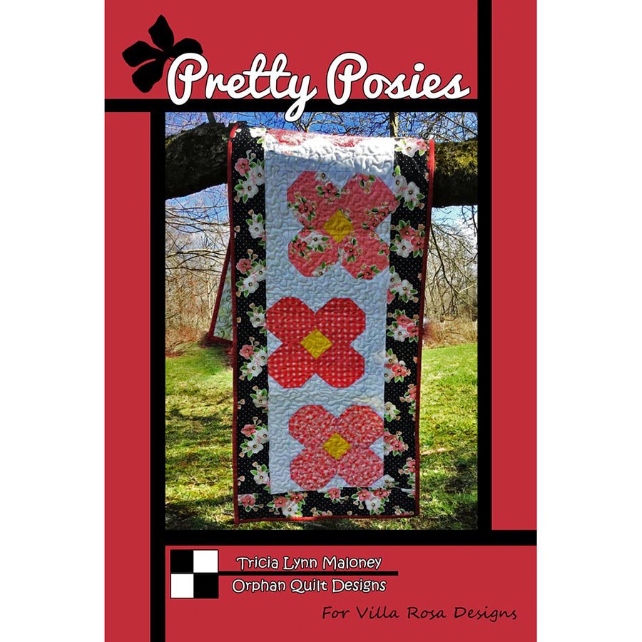 Pretty Posies Quilt Pattern - Villa Rosa Designs from Fort Worth Fabric Studio