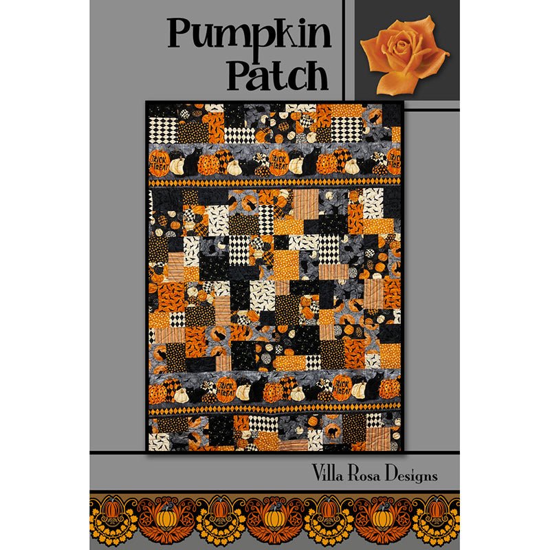 Pumpkin Patch Quilt Pattern - Villa Rosa Designs from Fort Worth Fabric Studio