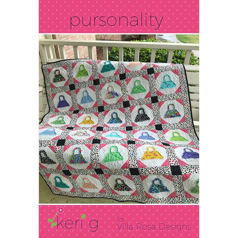 Pursonality Quilt Pattern PDF Download - Villa Rosa Designs from Fort Worth Fabric Studio