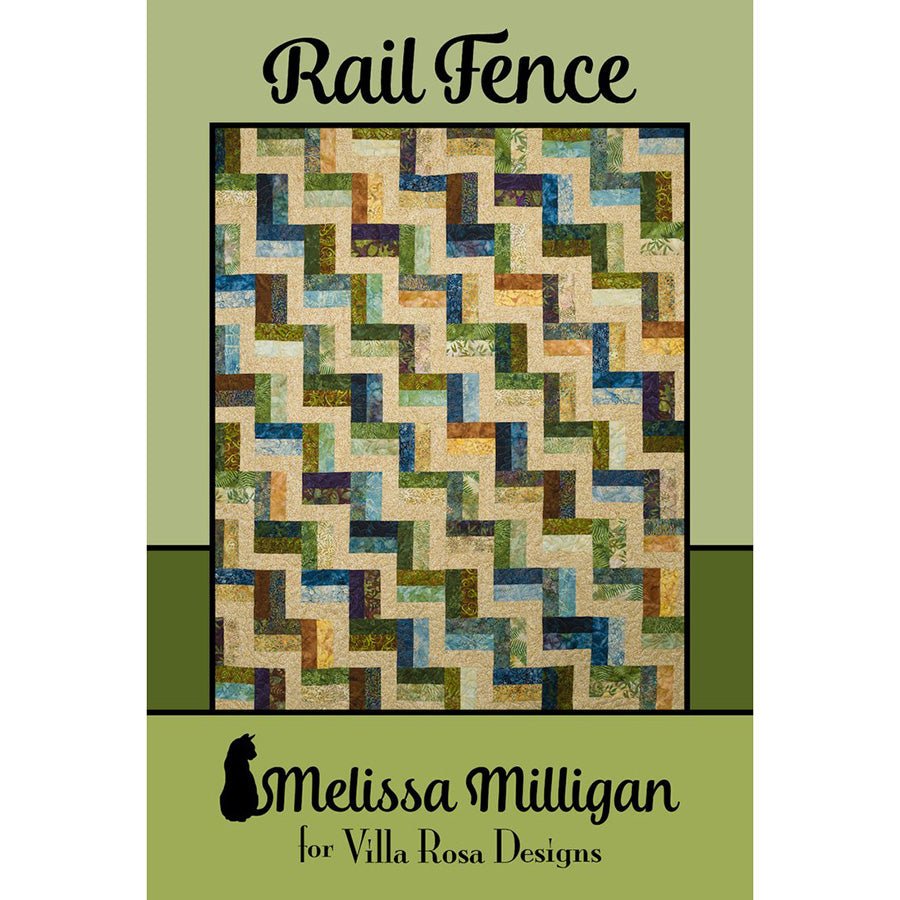 Rail Fence Quilt Pattern PDF Download - Villa Rosa Designs from Fort Worth Fabric Studio