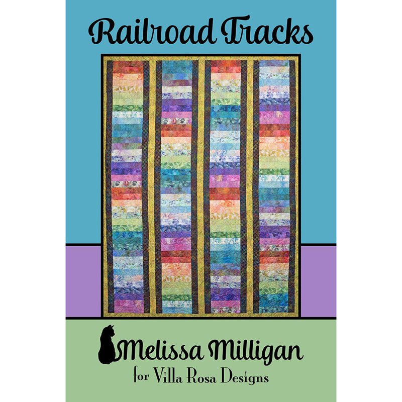 Railroad Tracks Quilt Pattern - Villa Rosa Designs from Fort Worth Fabric Studio