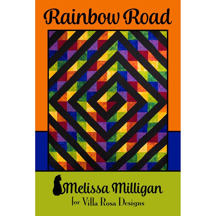 Rainbow Road Quilt Pattern - Villa Rosa Designs from Fort Worth Fabric Studio