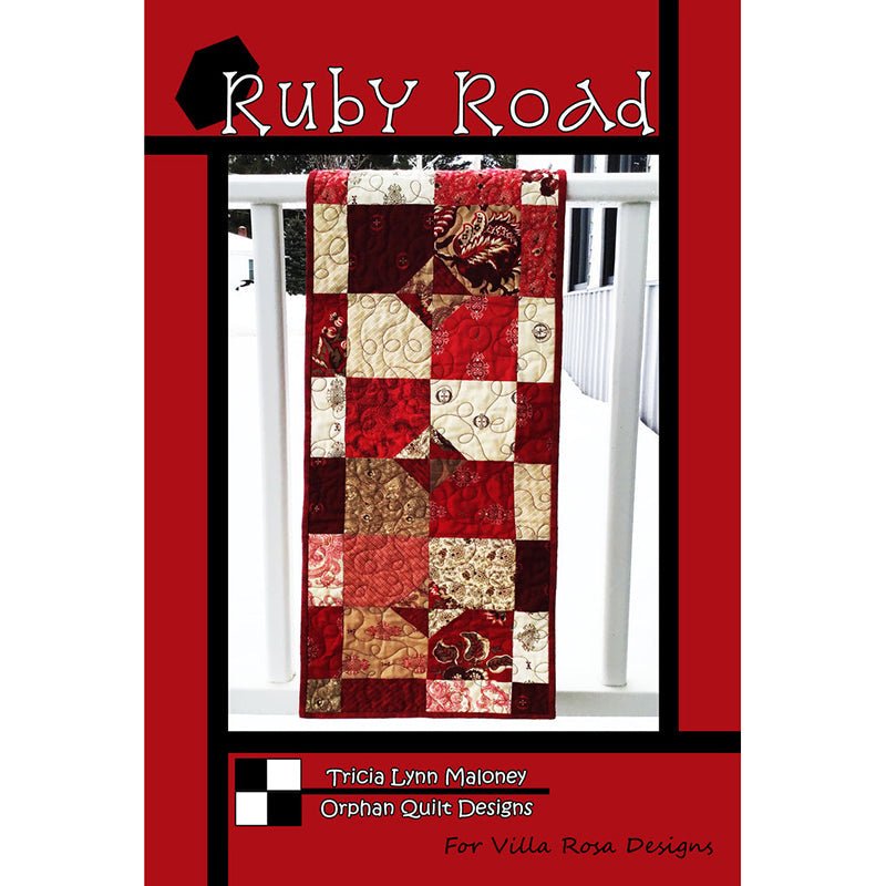 Ruby Road Quilt Pattern PDF Download - Villa Rosa Designs from Fort Worth Fabric Studio