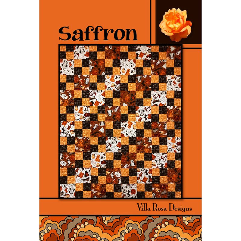 Saffron Quilt Pattern PDF Download - Villa Rosa Designs from Fort Worth Fabric Studio
