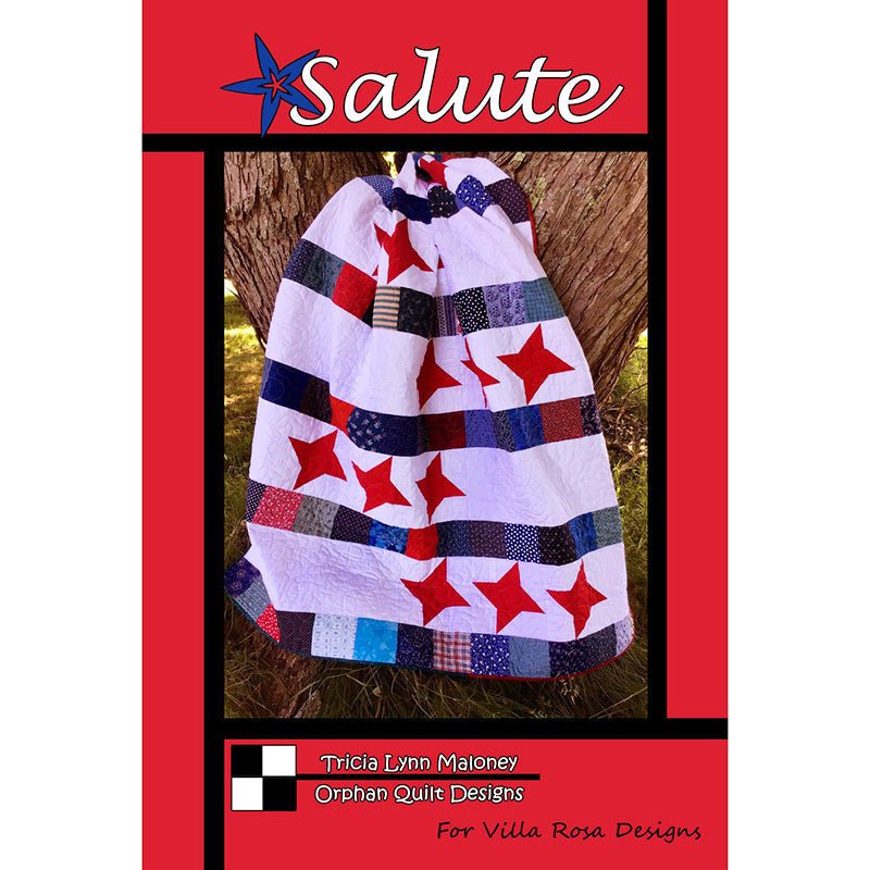 Salute Quilt Pattern PDF Download - Villa Rosa Designs from Fort Worth Fabric Studio