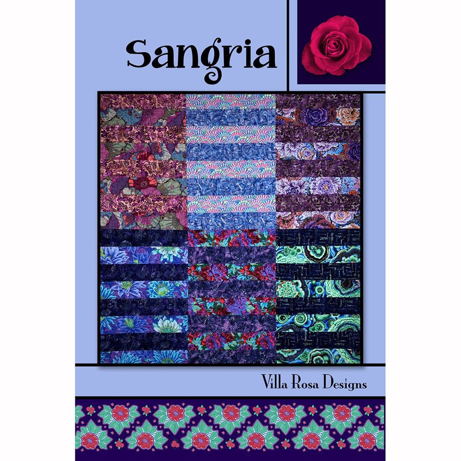 Sangria Quilt Pattern - Villa Rosa Designs from Fort Worth Fabric Studio