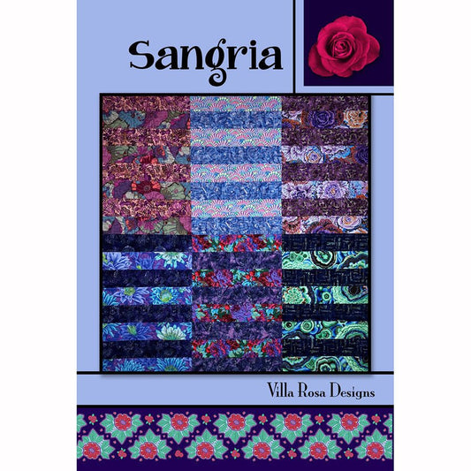 Sangria Quilt Pattern - Villa Rosa Designs from Fort Worth Fabric Studio