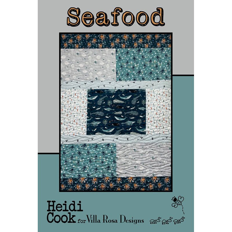 Seafood Quilt Pattern - Villa Rosa Designs from Fort Worth Fabric Studio