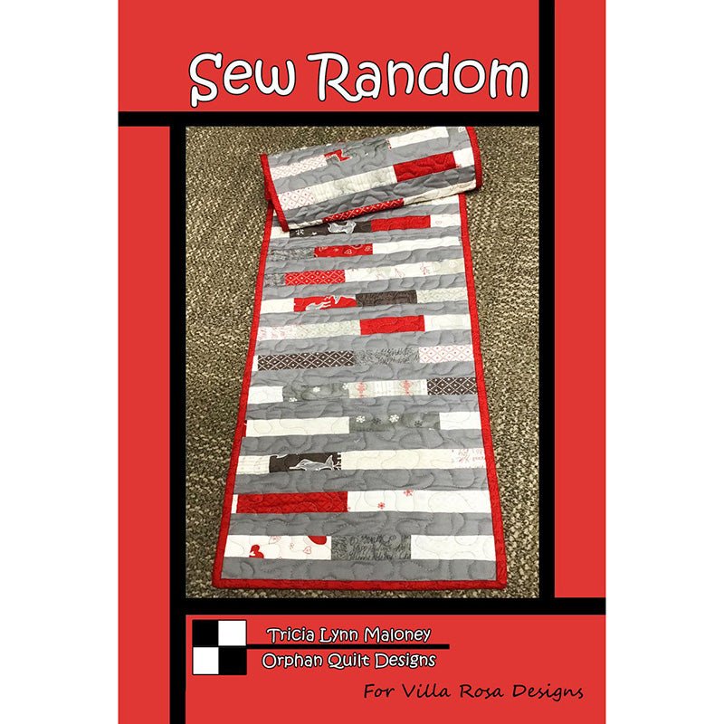 Sew Random Table Runner Pattern Pattern by Villa Rosa Designs