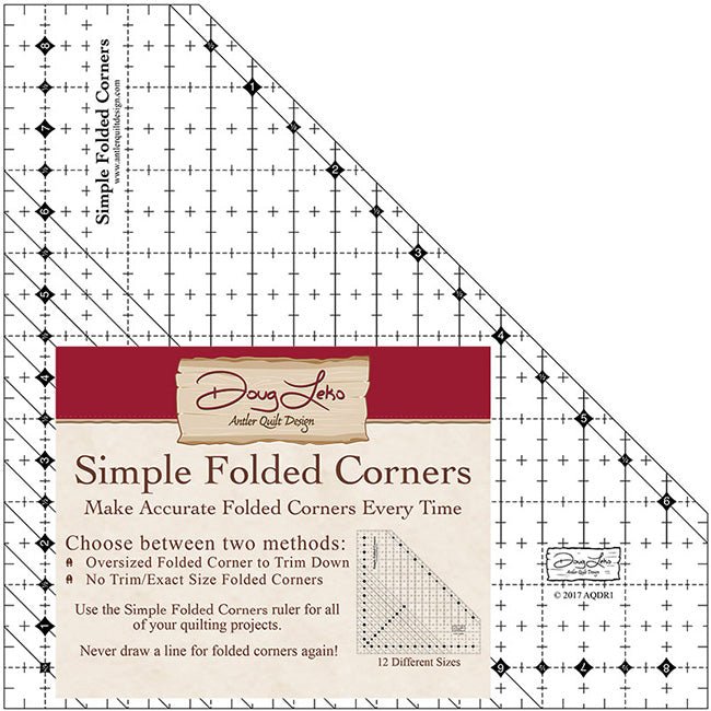 Simple Folded Corners Ruler Ruler by Antler Quilt Design