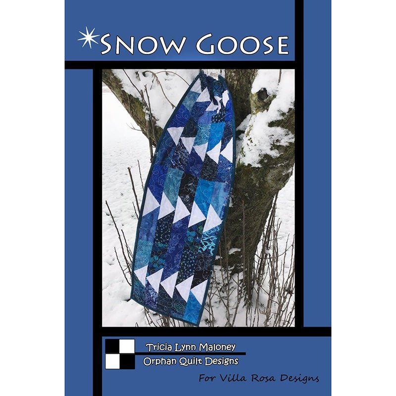 Snow Goose Table Runner Pattern Pattern by Villa Rosa Designs