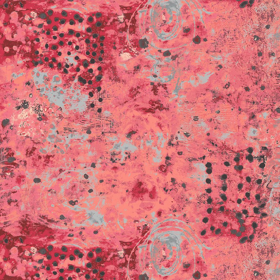 Spotted Graffiti Coral Garden - Windham from Fort Worth Fabric Studio