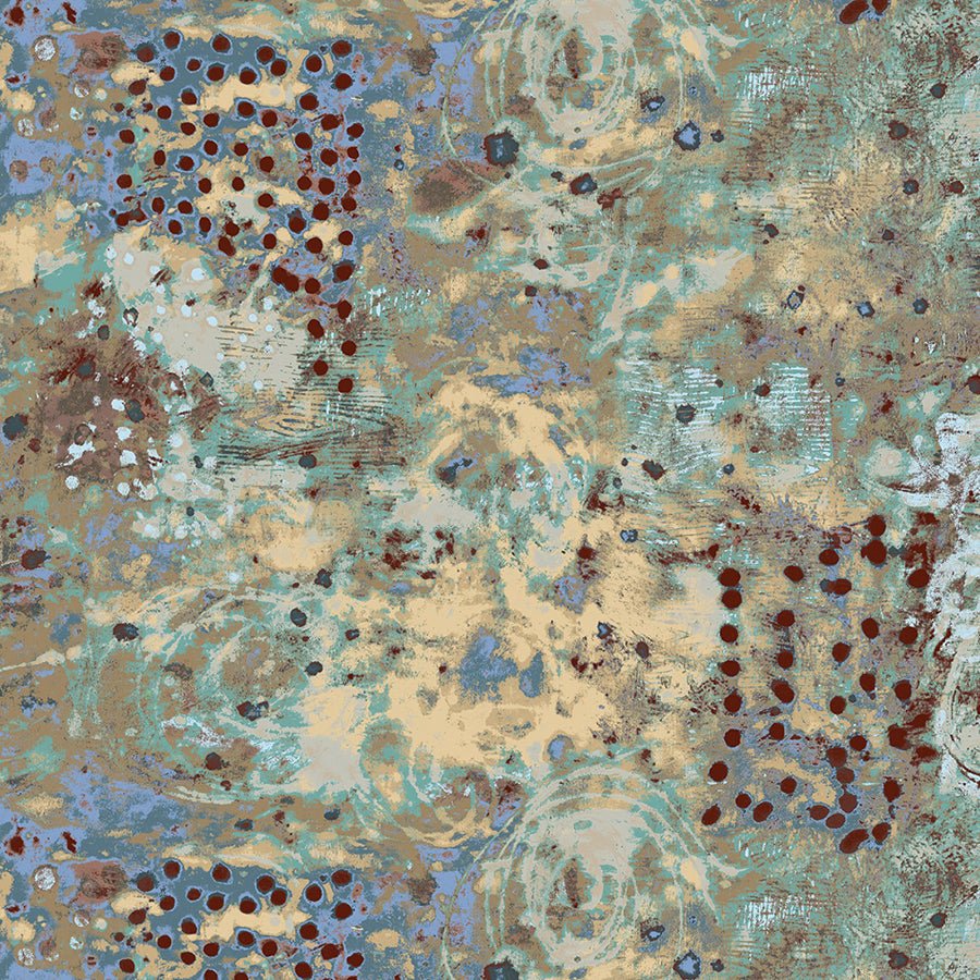 Spotted Graffiti Double Bluff - Windham from Fort Worth Fabric Studio