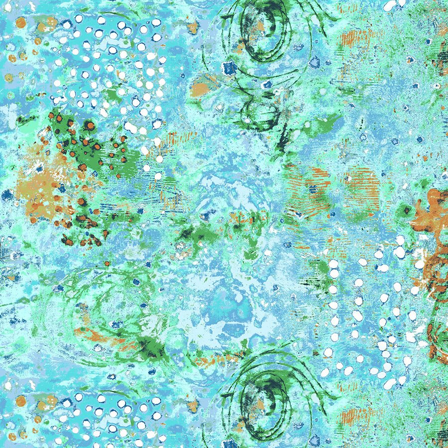 Spotted Graffiti Seaglass - Windham from Fort Worth Fabric Studio